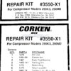Ремкомплект компрессору Corken 491 Ремкомплект компрессору Corken 491