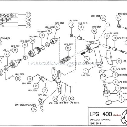 Схема пистолета LPG470